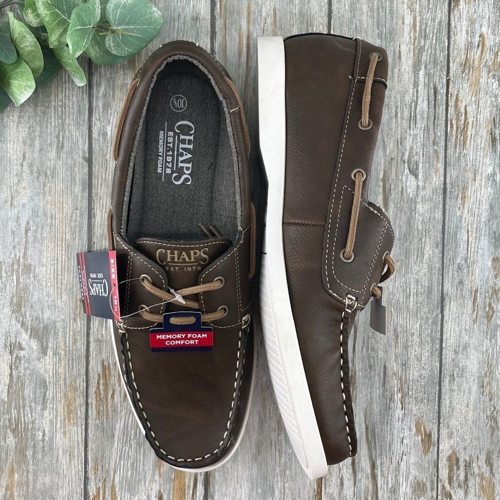 Men’s Chaps Benny Boat Shoes Size 10.5